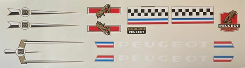 Peugeot rahmen leicht set - rahmen,