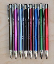 1 - 5 - 10 oder 25 Stück Kugelschreiber mit Ihrer Wunschgravur Faserlaser