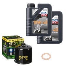 Kawasaki KVF 360 C Prairie Hardwood G 07, LM 10W-40 Off. 2L, HiFlo Ölfilter Set