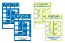 Heizung Service Aufkleber 1-500 Stück ab 200 Stück auch mit Eindruck lieferbar