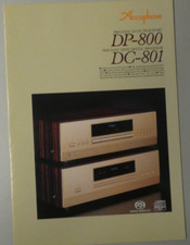 Accuphase DP-800 & DC-801 Englisch Faltblatt Prospekt Werbung H-25968