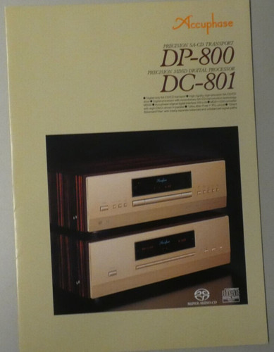 Accuphase 800 dc - accuphase, dp-800