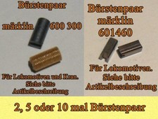 2-5-10 Bürstenpaare für