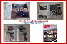 Chrysler Neon 2.0 Literaturpaket - 3 komplette Zeitschriften
