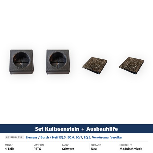Ausbauhilfe 2x kulissenstein - +,