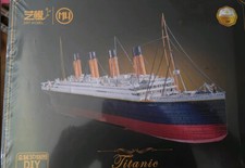 RMS Titanic Modell nano Metall Schiff Schiffsmodell Wrack Metallbau Set DIY