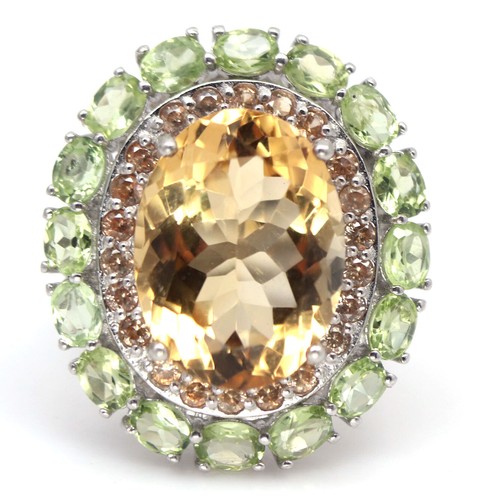 Goldgelber citrin peridot - peridot, &