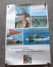 altes Plakat NVA DDR