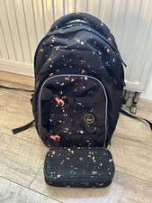 coocazoo Mate School Backpack Schulrucksack Rucksack Sprinkled Candy schwarz