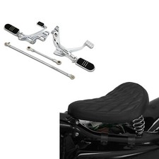 Set Vorverlegte Fußrastenanlage + Solo Federsattel S2