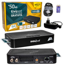  HD Tivusat Receiver + SMARTCARD AKTIVIERT > HDTV DigiQuest Q20 RAI Mediaset NEU