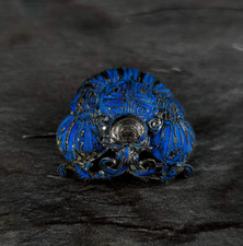 Brosche Silber Sterling Eisvogelfeder China - zauberhaft & ausgefallen