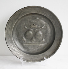 Große Zinnteller Sachsen,1738