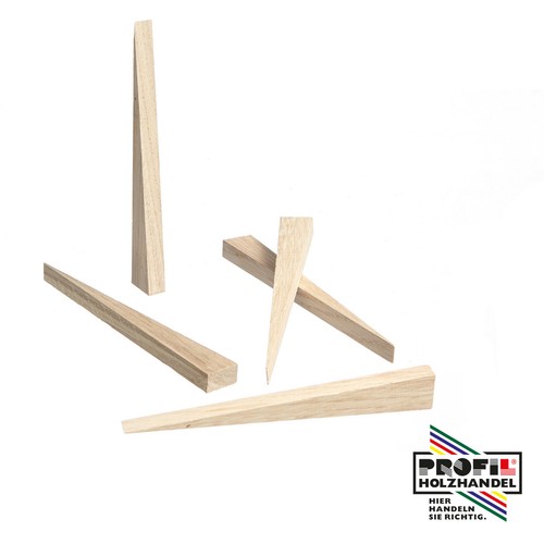 100 holzkeile hartholz - holzkeile,