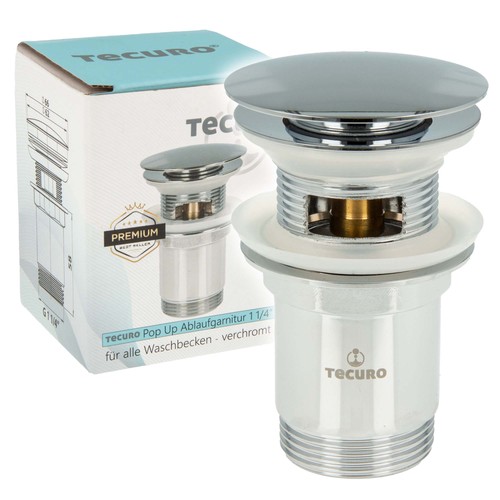 Tecuro pop ablaufgarnitur - up,