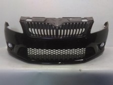 Skoda Fabia 2 RS Facelift Stoßfänger Stoßstange vorn Blackmagic LF9R BJ2014