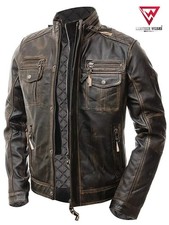 Herren Motorrad Biker Vintage
