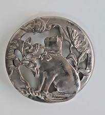 Zinn DECKEL einer Dose d 7,7 cm   109 g  Canada ?