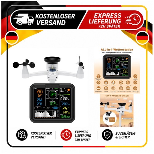 Wetterstation 1 mit - 7-in-1,