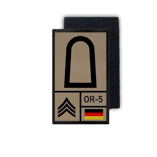 Rank patch 8x6cm - rank, 9,8x6cm