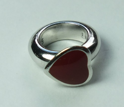 Rebeligion charm herz - charm, 925/-