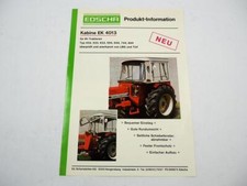 Edscha Fahrerhaus Kabine EK4013 für IHC Traktor 433 bis 844 Prospekt 1970er J.