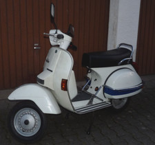 Vespa P200E P 200 E - 10 PS  VSX1T Piaggio weiß - unverbastelt läuft einwandfrei
