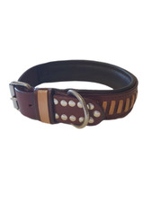 Echtlederhalsband Hund Western