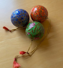 Christbaumkugeln 3 Stück hand