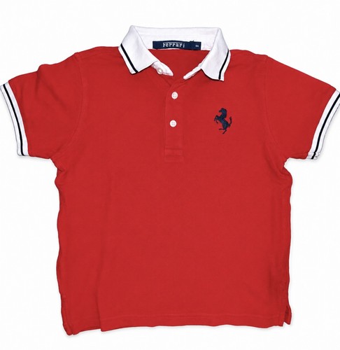 Ferrari jungen polo shirt rot - jungen,