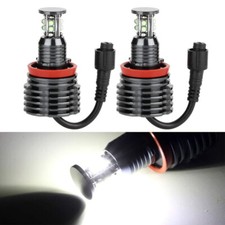 2x H8 LED Angel Eyes 120W