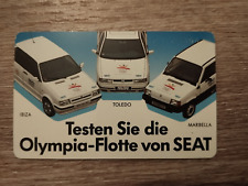 Telefonkarte Deutschland Testen Sie die Olympia Flotte von SEAT 12 DM