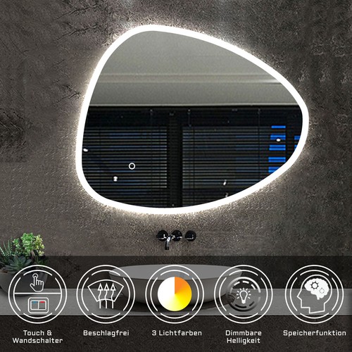 Asymetrisch led spiegel - led,