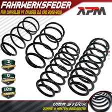4x Fahrwerksfeder Vorne Hinten