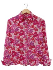 GINO LOMBARDI Langarmhemd Damen Hemd Gr. DE 36 pink-rot Casual-Look