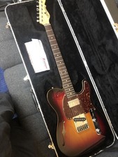 G&L ASAT Classic Bluesboy Semi, Rosewood, 3-Tone Sunburst. Mit G&L Koffer