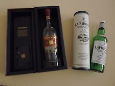 2  WHISKY  Verpackungen,   Laphroaig + Glenmorangie einschl. leerer Flaschen
