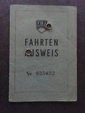 FDJ, AUSWEIS, Jugend 1953