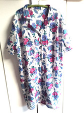 Kittel Schürze Zofe Sissy Dederon Nylon Gr.60 Neu! BW 82cm L 110cm  DDR Übergroß