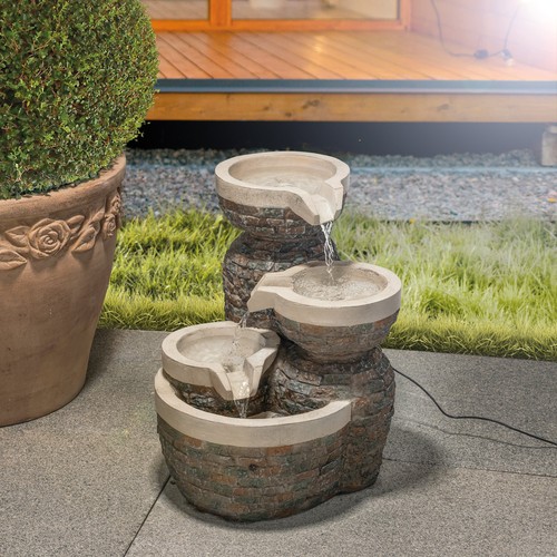 Solar kaskadenbrunnen bowl - kaskadenbrunnen,