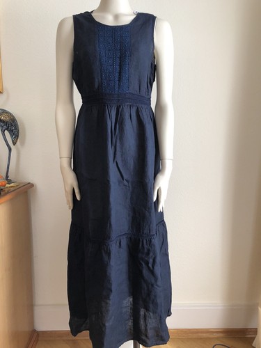 120 lino langes kleid - langes, kleid,