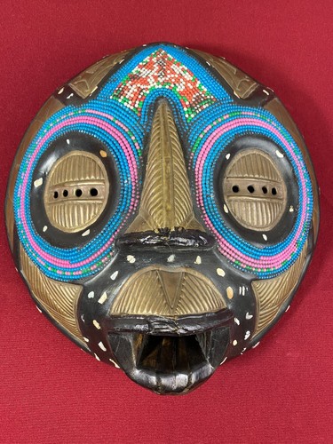 Afrikanische wand maske - wand, holz