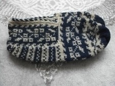 NEUHausschuh Handarbeit Stricksocken Ballerina Größe 35-37