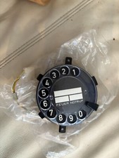 Wählscheibe für Drehscheibentelefon – Alcatel SEL AG, schwarz, Vintage