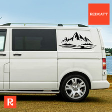 Camper aufkleber berg - camper,