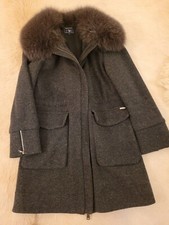 Woolrich mantel pelzkragen - woolrich,