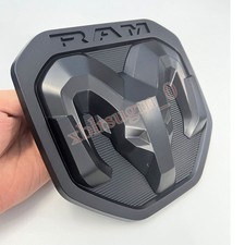 Für Dodge RAM1500 Abzeichen Trunk Tail Emblem Aufkleber Badge Auto Schwarz Matt