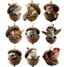 Festliche Waldtiere Ornaments