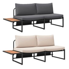 Garten-Sofa mit Kissen