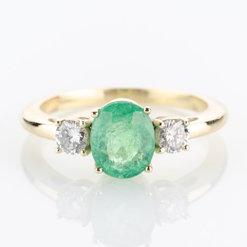 Damenring 585er gold mit - gold,